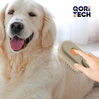 Cepillo de Vapor Premium 3en1 para Mascotas